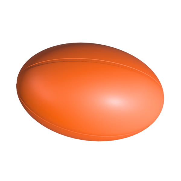 Custom Smooth Football Stress Ball for Sports & Brand Promotions