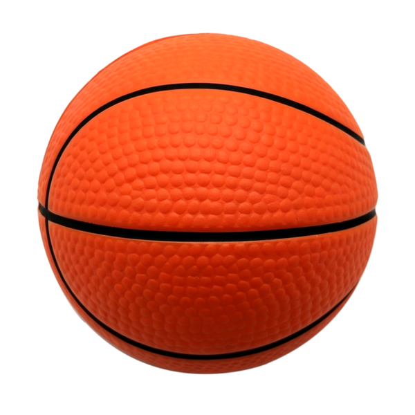 Basketball Stress Ball - Customizable PU Foam Anti-Stress Squeeze Toy