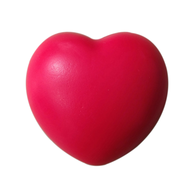 Heart Shaped Stress Ball - Customizable PU Foam Anti-Stress Toy
