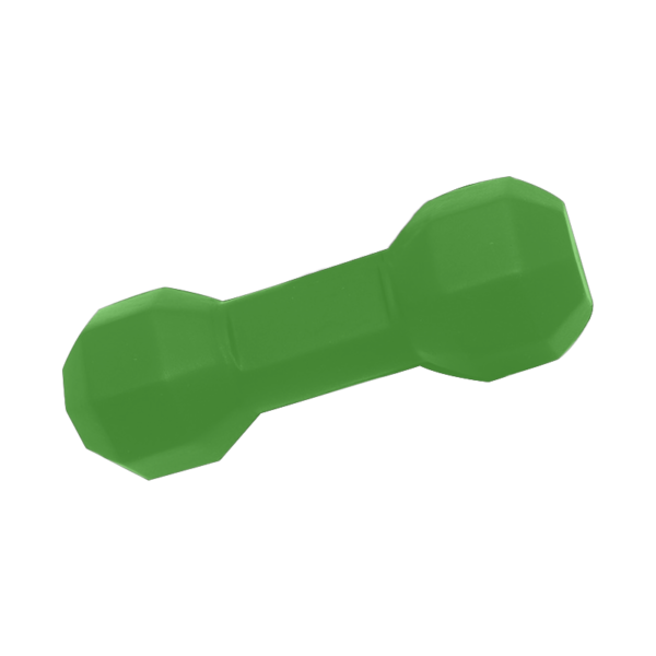 13.6x4.8x4.8cm Dumbbell Stress Ball, Custom Logo PU Foam Squeeze Toy